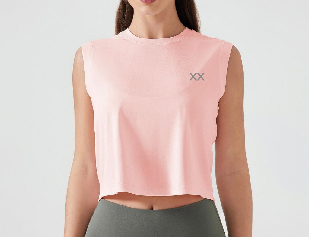Nova Crop Tank Peach