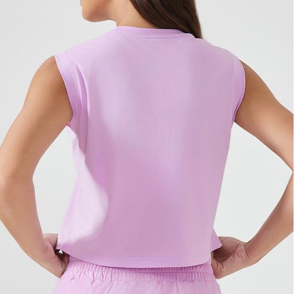 Nova Crop Tank (Lilac)